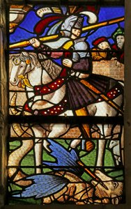Vitrail représentant Saint Georges